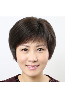 FESHFEN真發短發女士中老年假發真人發老人直發手織頂心整頂頭套